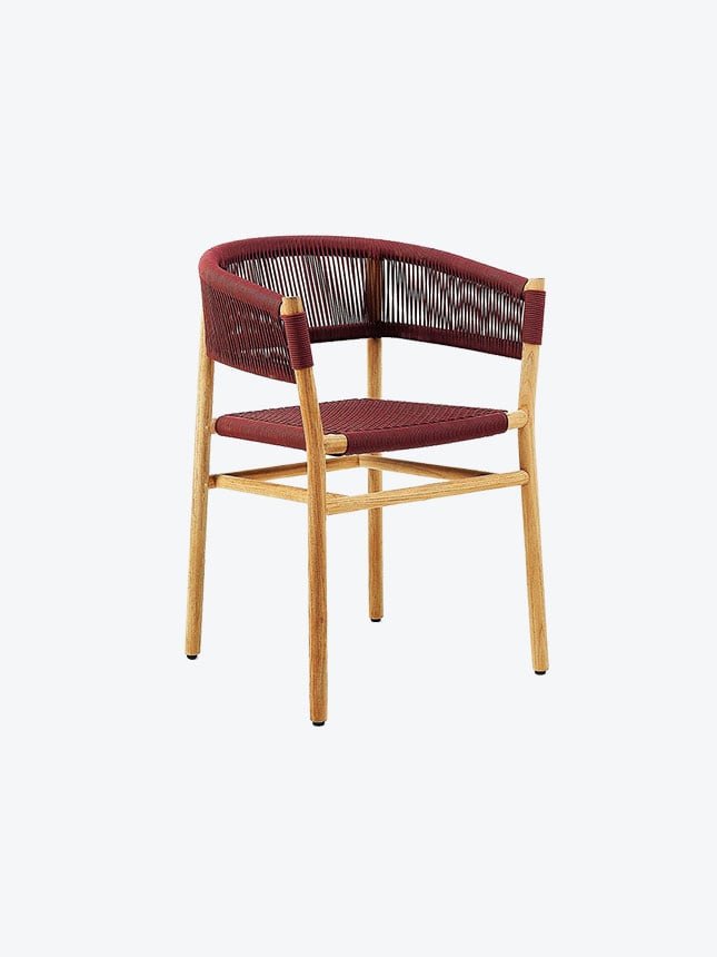 Leather Canvas Armchair - Image 4